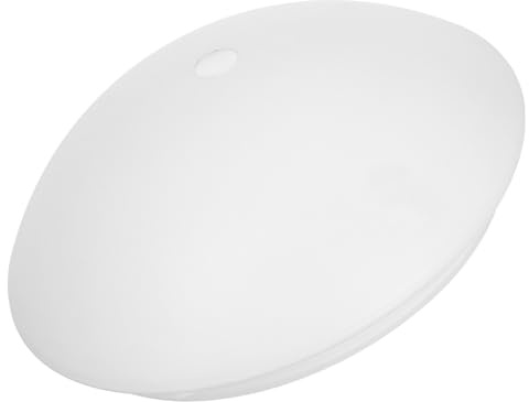 TOBBOMEY Plástica Redonda para Lámpara de Techo con Orificios Repuesto para Tulipas de Lámparas de Techo Difusor de Luz y Fácil de Compatible con Sensores para Salas y Dormitorios