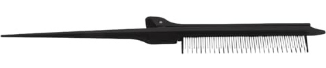 BATHVEVE Pettine a Coda di Topo Professionale per Cotonare e Tintura Chioma Pettine a Denti Fini Delicato e Resistente Strumento per Salone e Uso Domestico per Separare e
