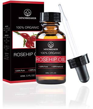 Huile de graines de rose musquée pure à 100% pour le visage, les cheveux et la peau - 120ML(4 oz)