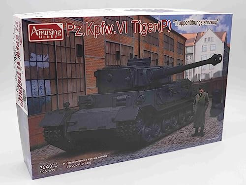 Amusing Hobby AH35A023 35A023 1:35 Pz.Kpfwg.VI Tiger(P) Truppenübfahrzeug, Mehrfarbig