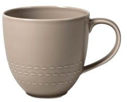 like. by Villeroy und Boch it's my moment Tasse, 460 ml, Premium Porzellan, Braun