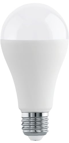 Eglo LED E27 bombilla, lámpara LED, 13 vatios (equivalente a 100 vatios), 1521 lúmenes, blanco neutro, 4000 Kelvin, bombilla A60, diámetro 6 cm