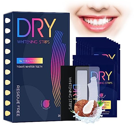 【Nuova Versione】Il Kit Sbiancante per i Denti THISONG Include 28 Strisce Sbiancanti per i Denti (14 Volte), Che ti Daranno un Sorriso Luminoso Dopo aver Sbiancato i Denti