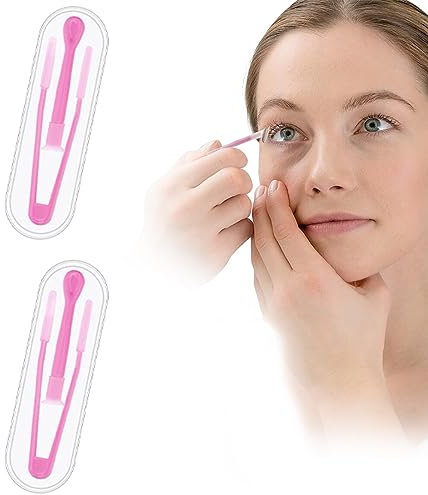 Rimuovi le tue lenti con facilità,2 pratici strumenti: una pinzetta e una ventosa per applicare e rimuovere facilmente le lenti a contatto,perfette per l'uso a casa o in viaggio