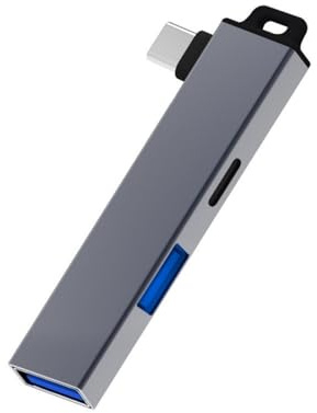 Sleekly USB C-hubbar typ C expansionsnav med hängande håldesign för enkel transport och bred kompatibilitetskapacitet