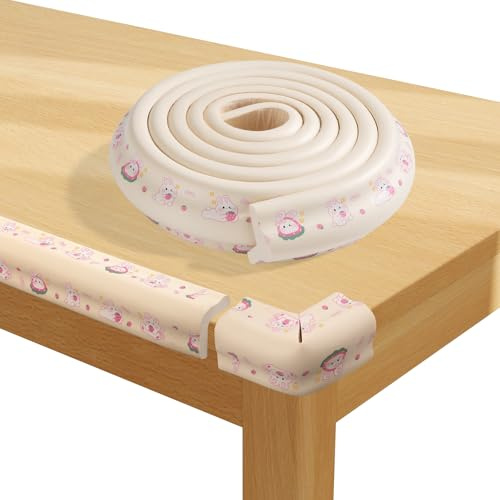 Protezione Bordi per Bambini Paraspigoli Angolari per Bambini Anti Collisione Extra Spesso Bordi Protezione Scrivania Autoadesiva per Fai-Da-Te, Armadi, Piani Di Tavoli