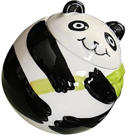 Holibanna Vela Aromática de Cerámica Panda con Fragancia Decoración para Mesa y Hogar Candela Aromatizante Portátil y para Eventos y Celebraciones