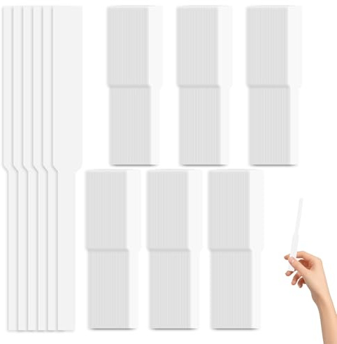 Aihoom Tiras de Prueba de Perfume, 600 PCS Papel Probador de Aroma, Tiras de Prueba de Aromaterapia Desechables, Compatibles con Aceites Esenciales, Perfume Strips para Test y Prueba Reactiva