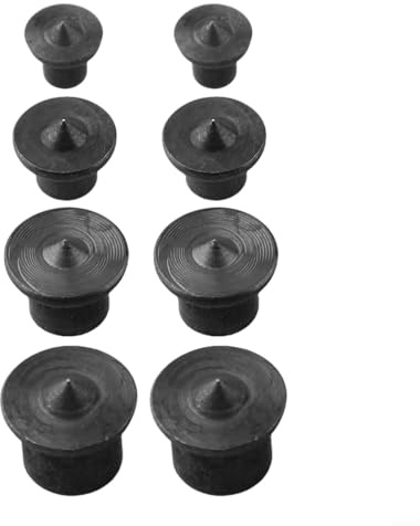 Holzstifte, Zentrierspitzen-Set, 8 Stück, für Markierungen, Bohrloch, Holzbearbeitung, 12 mm, 6 mm, 8 mm, 10 mm, mit Stahlzapfen, Mitteldübel kompatibel