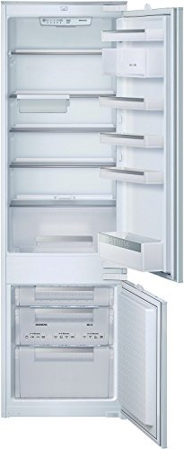 Siemens KI38VA20 Réfrigérateur-congélateur encastrable/A+ / réfrigérateur : 218 L/congélateur : 58 L/super congélation/verre de sécurité/charnière plate