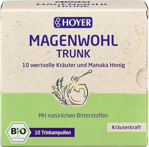 Hoyer Magenwohl-Trunk Trinkampullen BIO 10 x 10 ml