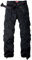 Ycfish Damen Hosen Cargo Hose Multi Taschen Wanderhose Workwear Reißverschluss Armee Militär Outdoorhose Relaxed-Fit Trekkinghose Cargohose Black 16-Tag 46