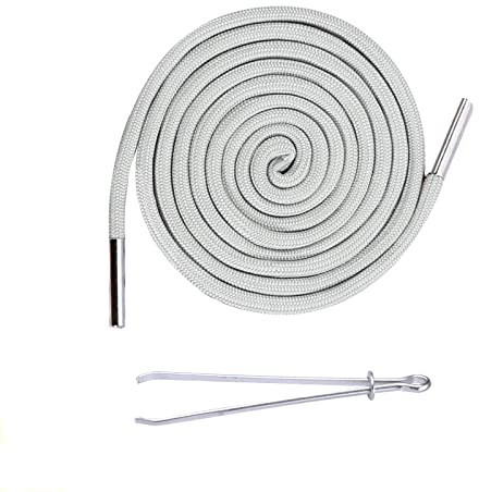 Cordón para pantalones de jogging, cordón para sudaderas, cordón de 180 cm, con extremos de cierre de metal y cordón, cordones de repuesto para pantalones de jogging, sudaderas, pantalones de baño,