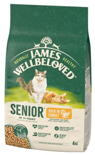 James WELLBELOVED 4kg Katze Senior Trockenfutter Truthahn