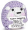 Yamobi Pocket Hug Positive Igel Häkeltiere,Lila Gehäkelte Kuscheltiere Mit Positiver Karte, Positive Geschenke Mutmacher,Taschenumarmung Glücksbringer
