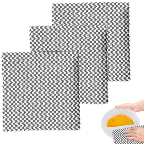 Genérico Paños de Limpieza, Paños Lavables para El Polvo Y Limpieza del Hogar, Trapo Lavable de Secado Rápido para Baño Salón Muebles Electrodomésticos