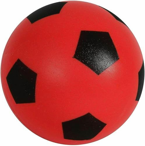 Size 4 Football | Sponge Foam Soccer | Outdoor Games for Kids | Indoor Football, Adults’ Garden, and Beach Games for Families | Toddlers | 17.5cm