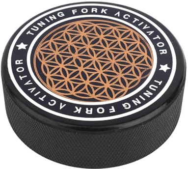 Diapasón Activador, Universal Resonador de Diapasón de Goma Crea Tono Sostenido y Ruido Mínimo Bloque Percusión para Profesionales Música y Entusiastas Meditación(Oro)