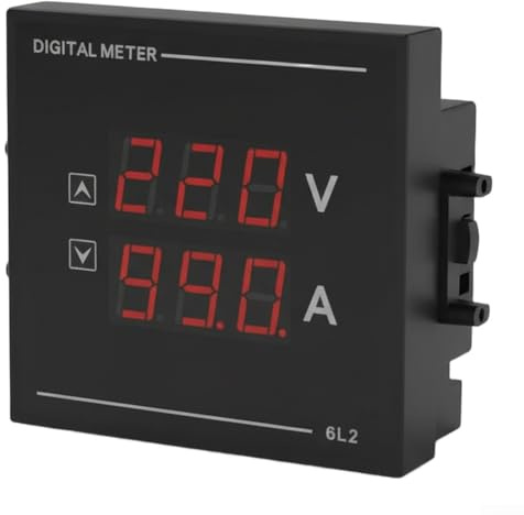Digitales Spannungs- und Strommessgerät mit doppelter Anzeige, 6L2, für elektrische Schalttafel-Anwendungen (B)