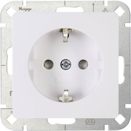 Kopp simple Insert Prise 2P+T HK05 blanc arctique 920602002