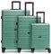 REDOLZ Hartschalen Koffer-Set 3-teilig | Leichte Reise-Trolleys aus hochwertigem, robustem ABS Material | Ultra-leicht für Damen & Herren | 4 Doppelrollen & TSA-Schloss (Essentials 08)