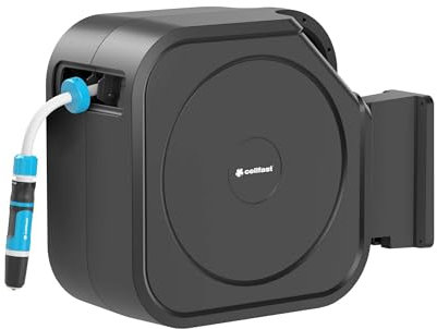 Cellfast ERGO XL 55-420 Automatische Gartenschlauchtrommel mit 30m Gartenschlauch | Hochwertige Kunststoffkonstruktion | UV beständig | mit Bremsantrieb