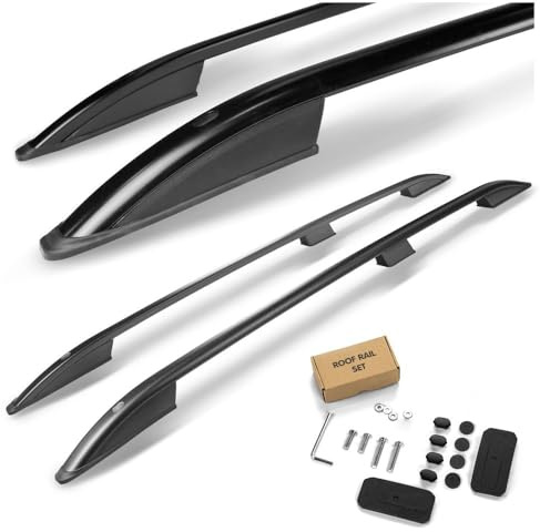 CHROMEMASTER | Barre da Tetto, Rail Tetto Compatibile con Mercedes Citan L2 | A2 LUNGO 2012-2021; Sono Utilizzate per il Montaggio di Portapacchi, Box da Tetto o Portabiciclette | Alluminio