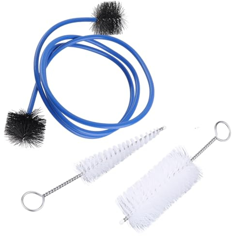 3Pcs Trumpet Cleaning Brushes Set, Musical Instrument Maintenance Care Accessory Mouthpiece Valve Snake Flexible Brush Cleaning Tool Kit for Kids Adults