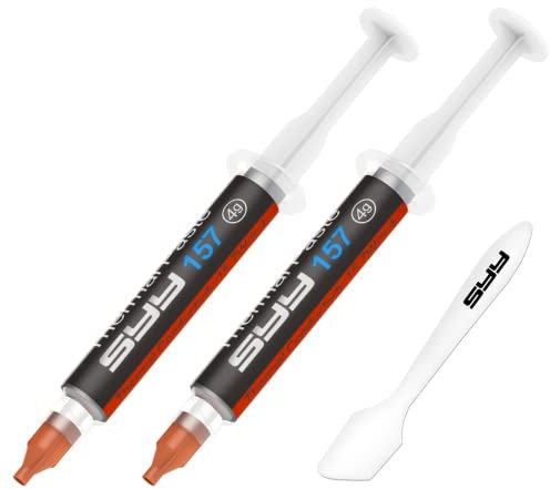 Pate Thermique,8g Pate Thermique Processeur, SYY Pate Thermique avec Toolkit Nouvelle Mise à Niveau Facile à appliquer Pate Thermique à Base de Carbone, Pate Thermique pour GPU/CPU/VGA/IC/LED
