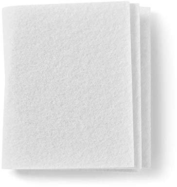 Nedis - Filtre Moteur pour Aspirateur - Universel - Convient a Toute Maeque - Découpable - Microfiltre - Filtre à Air - Filtre de Protection - 2 Pièces - 240 x 140 mm - Blanc