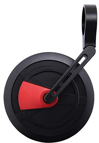 HIGHSIDER Enterprise-EP1 Motorrad Lenkerendenspiegel, Stiel kurz, (Stück), E-geprüft (Dunkelrot)