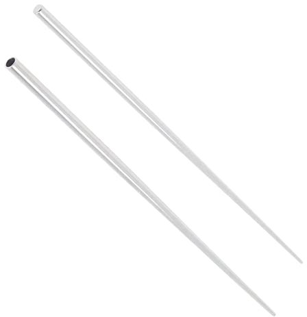 NewkeepsR Stahl 2 Stücke-1,0mm Konischer Einführstift Dehnnadel Piercing, Ohrloch Dehner Hilfsmittel Zum Dehnen von Körperpiercings