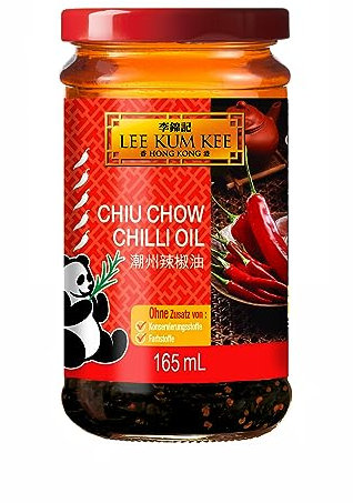 Lee Kum Kee Chiu-Chow Chiliöl – Würzöl aus feurigen Chilischoten – 1 x 165 ml