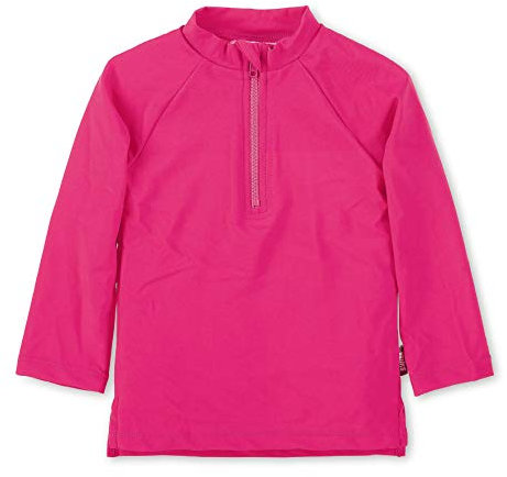 Sterntaler Baby - Mädchen Langarm-schwimmshirt Rash Guard Shirt, Magenta, 74-80
