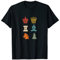 Schach Schachmatt Schachbrett Brettspiel Strategie Taktik T-Shirt