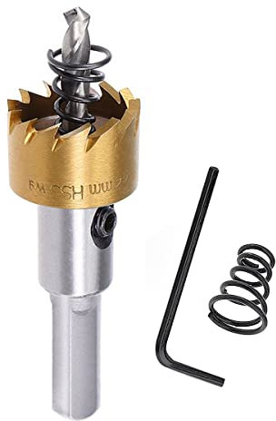 SagaSave 22.5MM Fresa per fori in carburo ad alta velocità, per metallo, acciaio inossidabile, rame, ferro