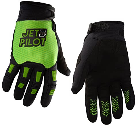 Jetpilot Hold Fast Full Finger PWC Glove - High-Intensity Water Sports: Jet Skiing, Kayaking, Windsurfing, Kiteboarding, Sailing, Stand Up Paddle Boarding, Personal Water Craft