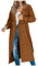 Azruma Fleecejacke Damen Winterjacke Mädchen 98 Parka Damen Khaki Fahrrad Poncho Steppweste Schwarz Damen Reitjacke Jacke Damen Wasserdicht Regenponcho Wasserdicht Damen(Braun, XL)