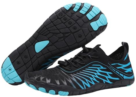 StoneLiquid Hike Barefoot Womens, Healthy & Non-Slip Barefoot Footwear Unisex (Blue, Adult, Women, 7.5, Numeric, US Footwear Size System, Medium)