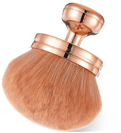 GEEHUA Kabuki Pinsel, 74 mm Extra großer Körper Make up Pinsel selbstbräuner Puderpinsel Makeup Pinsel Foundation Pinsel Selbstbräunungs Brush für flüssige Grundierung Puder Creme