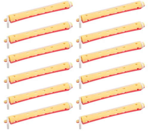 FRCOLOR 12piezas Rizadores Térmicos Varillas Pelo Calientes Para Mujer Permanente Portátiles