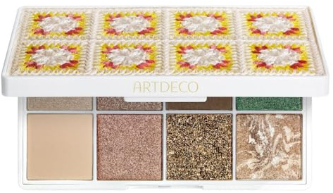 ARTDECO Eyelights Palette – 8 Puderlidschatten mit intensiver Deckkraft – Hochpigmentierte Farben für vielseitige Looks - 1 x 1 Stck.