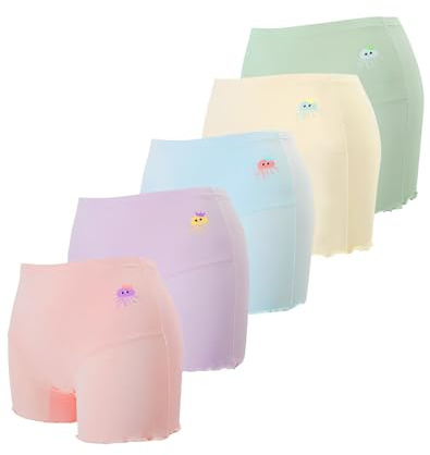 UPTRIS 3 Pack Girls Boxers Underwear Modal Cotton Girls Knickers Soft Boxers Briefs Underpants Underwear Comfort & Breathable Girl Panties Toddler Boxer Shorts Safety Underpants 5-12 Years