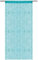 Arsvita Fadenvorhang Metallik-Optik mit Stangendurchzug, Türvorhang 140x250cm (Türkis)