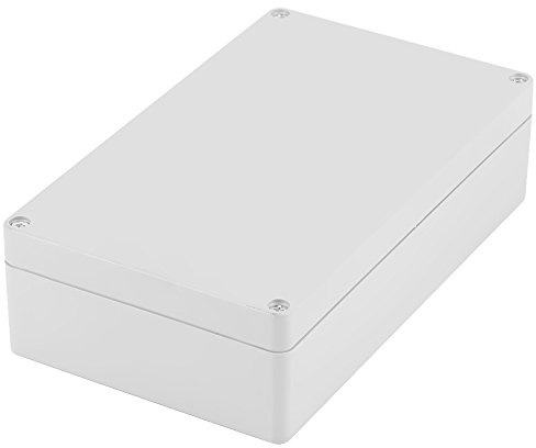 Junction Box, IP65 ABS Plastic Dustproof Waterproof Project Enclosure DIY Case Wiring Junction Box (200 * 120 * 56mm)