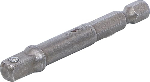 BGS 9685-1 | Adaptador para taladros | entrada hexagonal exterior 6,3 mm (1/4) / salida cuadrada exterior 6,3 mm (1/4)