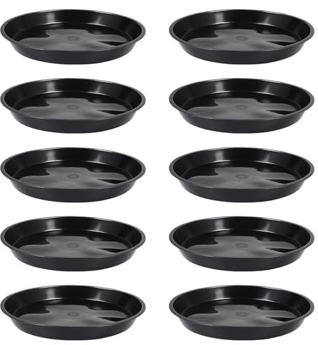 Happyyami 10Pcs Plant Saucer Round Plastic Flower Pot Drip Tray Plant Saucer for Garden Indoor Outdoor Flower Pot 30cm