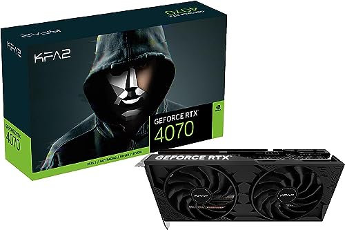 KFA2 GeForce RTX™ 4070 1-Click OC 2X 12 GB GDDR6X 192-Bit DP*3/HDMI 2.1/DLSS 3