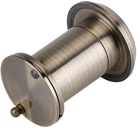 TOPINCN Visor de Puerta, Visor de Vidrio óptico de Seguridad para el Hogar de Gran Angular Visor de Alcance de Puerta de Gran Angular de 220 Grados para Alcance de Puerta (Recubrimiento