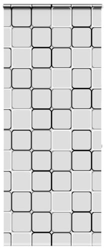 vidaXL Store Enrouleur de Douche avec Cassette Largeur du Tissu 96 cm, Store de Douche, Store Enrouleur de Rideau de Douche, Rideau Enrouleur de Douche